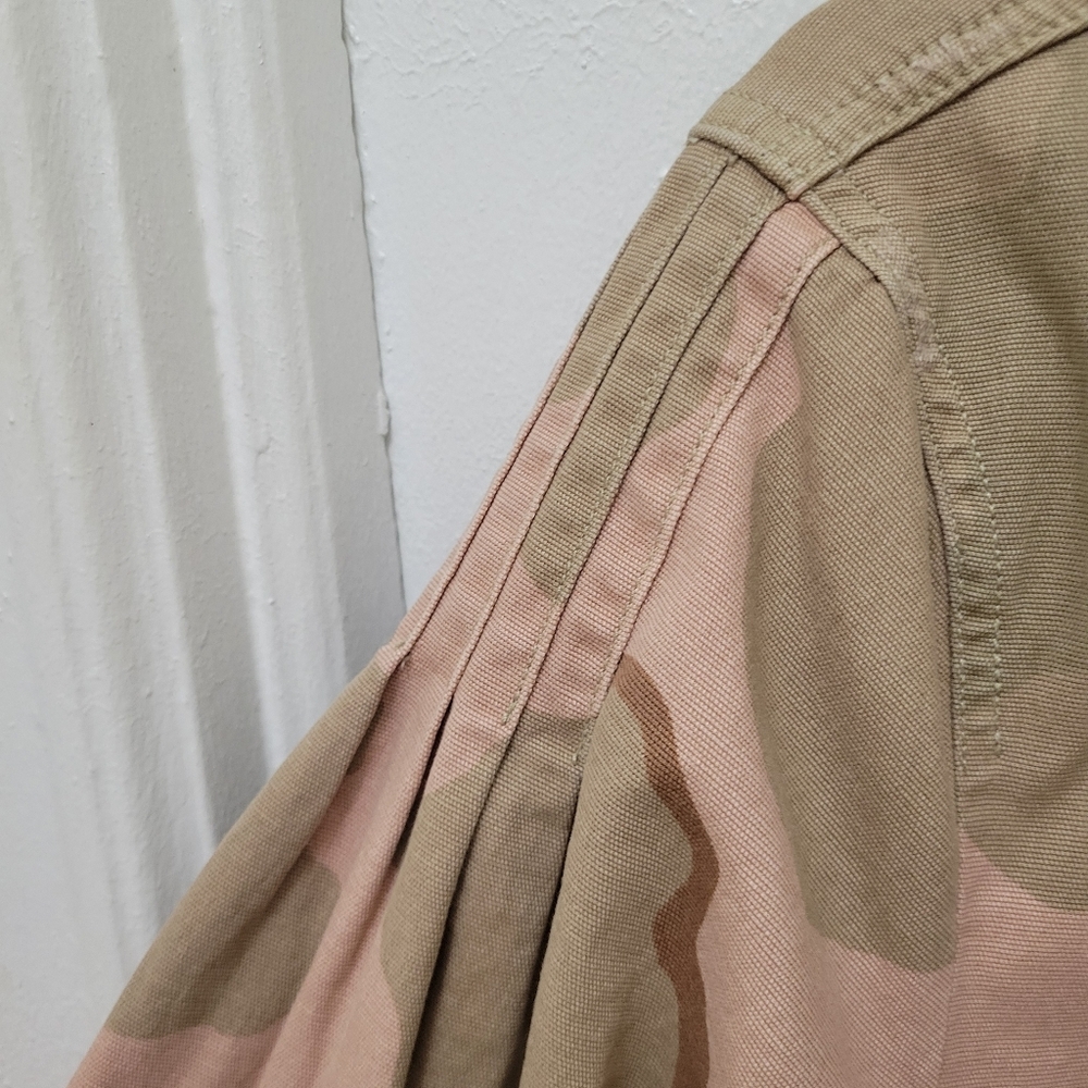 Anthropologie Distressed Camouflage Utility Jacket Size Med NWOT Gorpcore - Picture 6 of 10